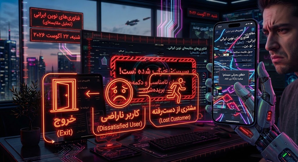 از دست رفتن مشتری سایت