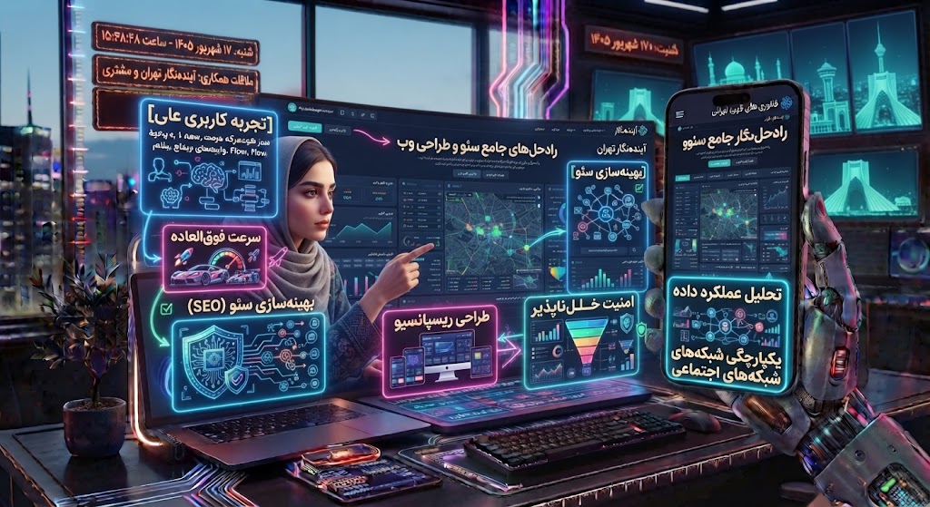 مجری حرفه‌ای طراحی سایت