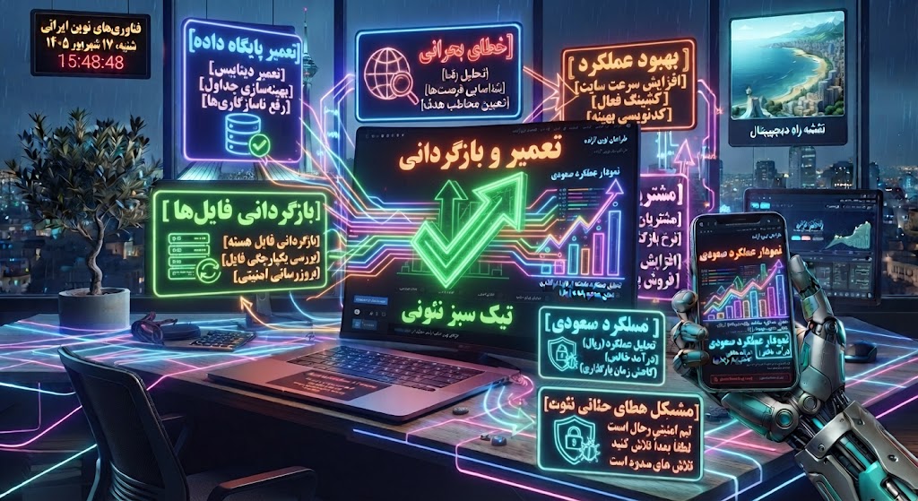 رفع خرابی سایت وردپرس