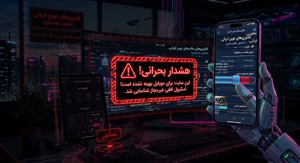 سایت غیرریسپانسیو