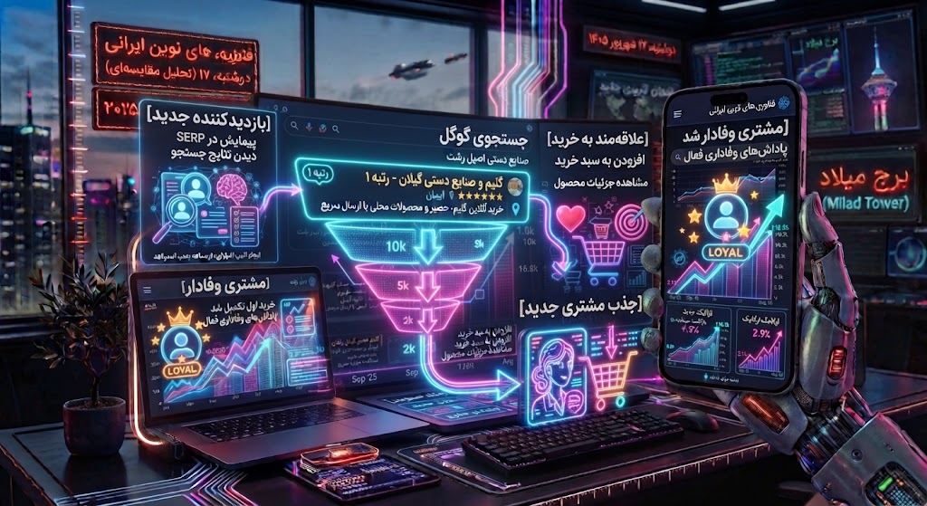 جذب مشتری از گوگل در رشت